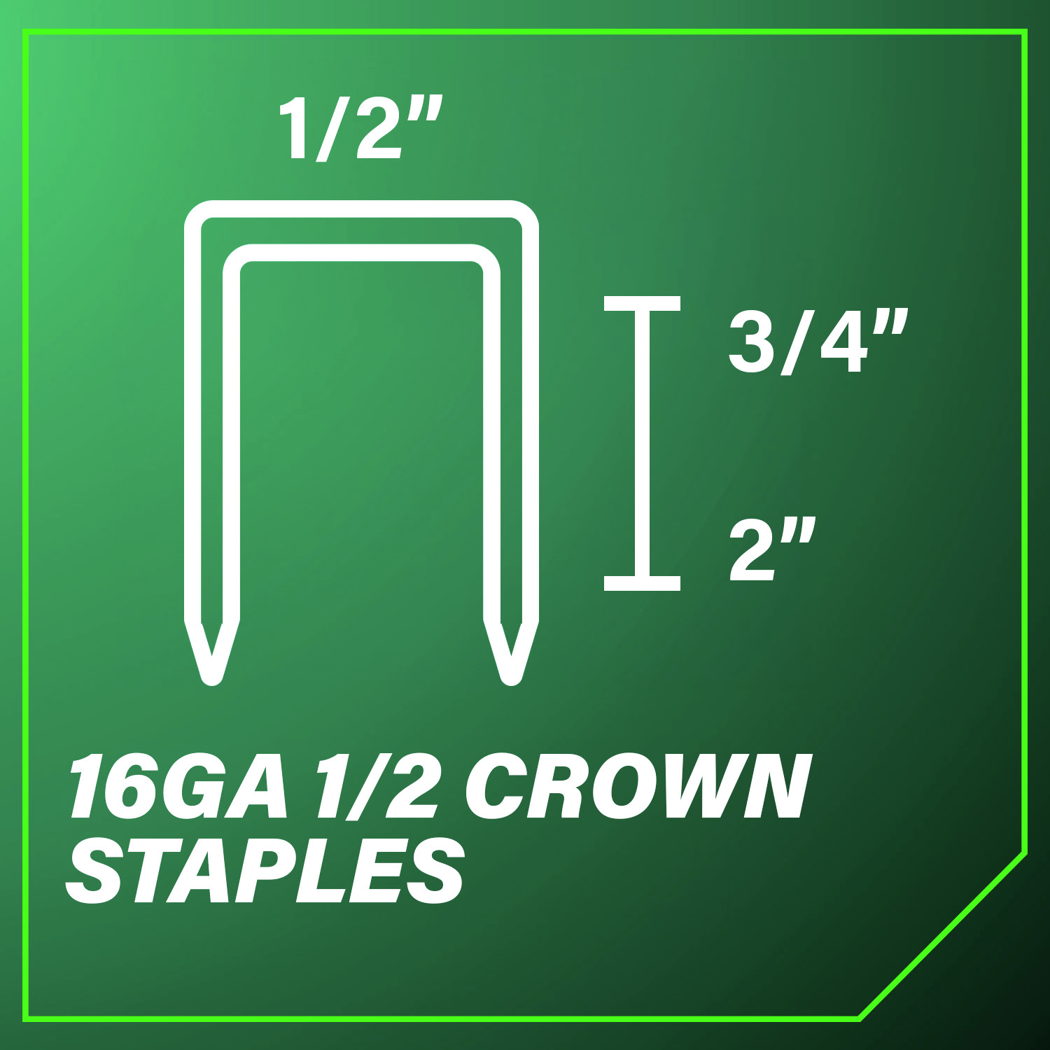 16-gauge 1/2