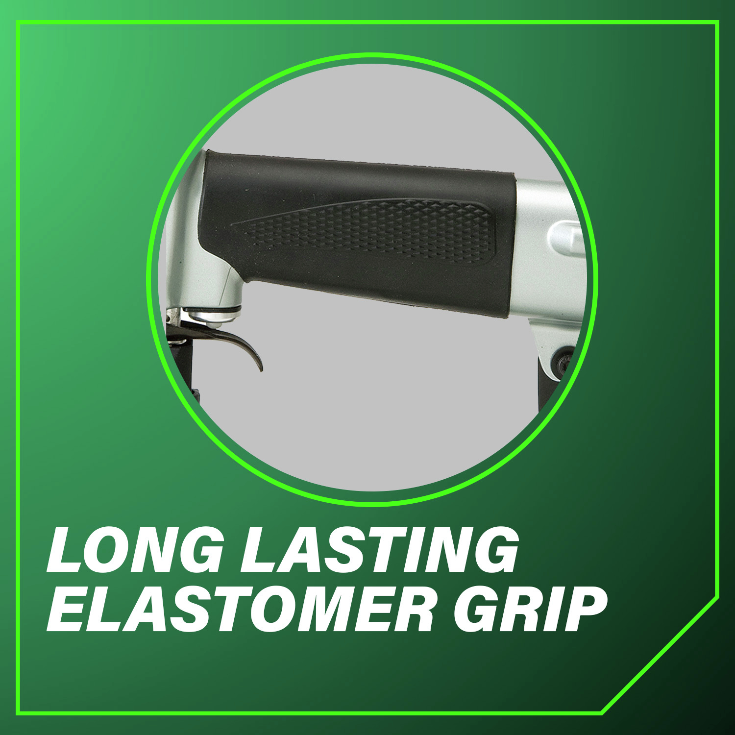 Long lasting elastomer grip