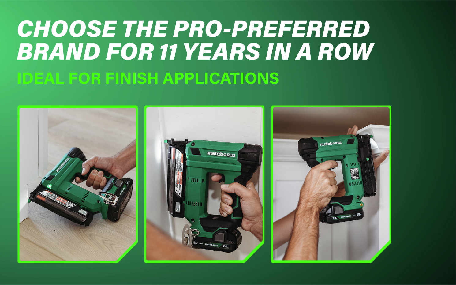 Choose The Pro-Preferred Brand for 11 Years in a row