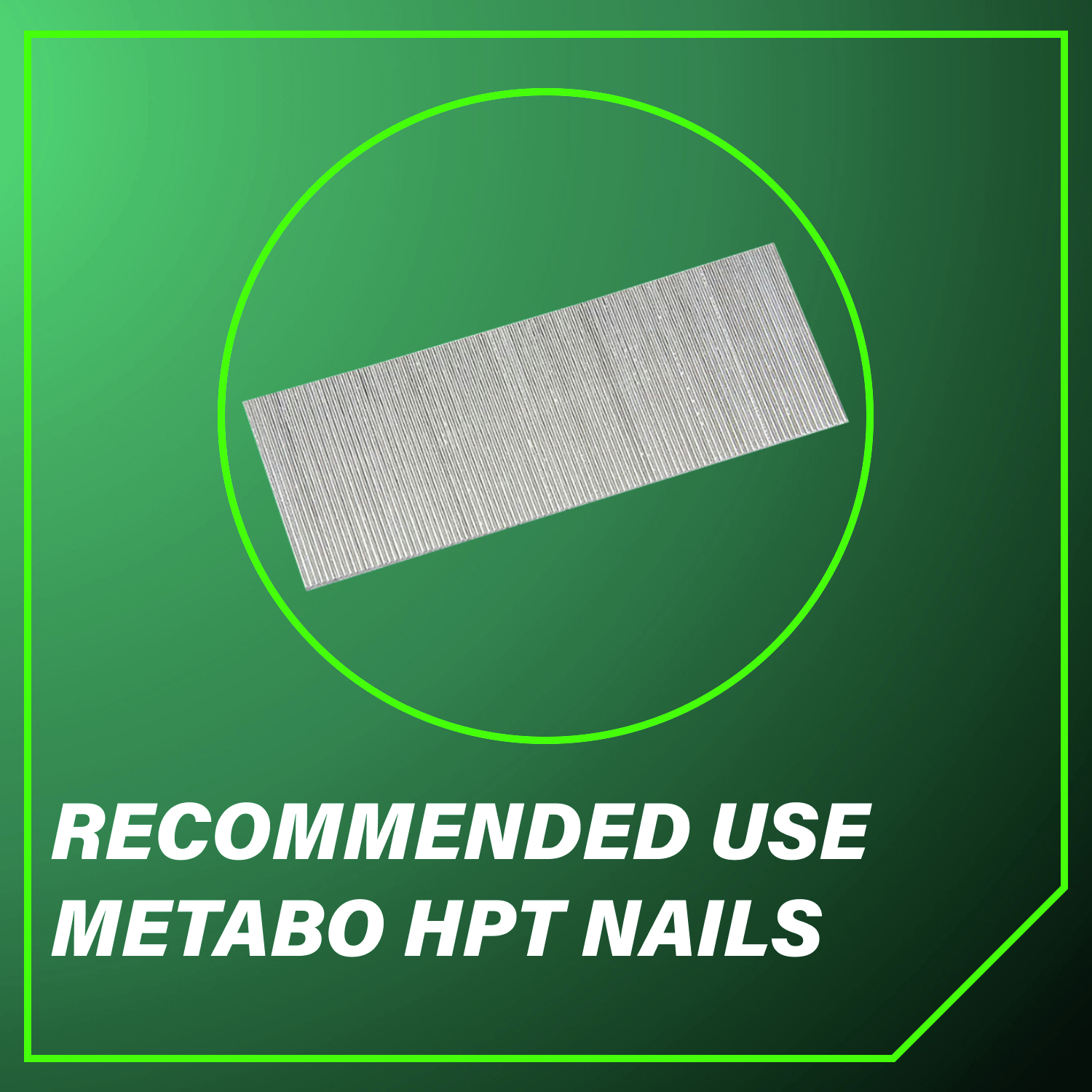 Recommended use Metabo HPT staples