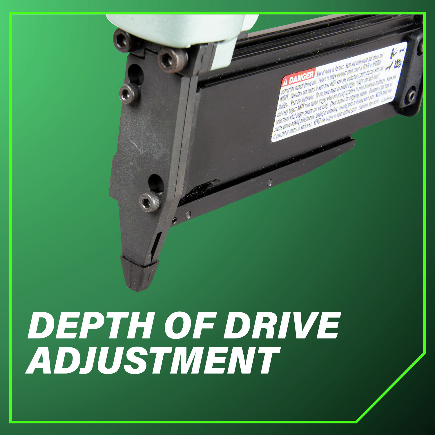 Depth of drive adjustment