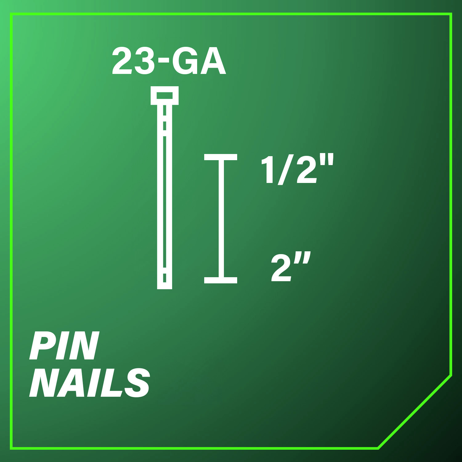 23-gauge 1/2