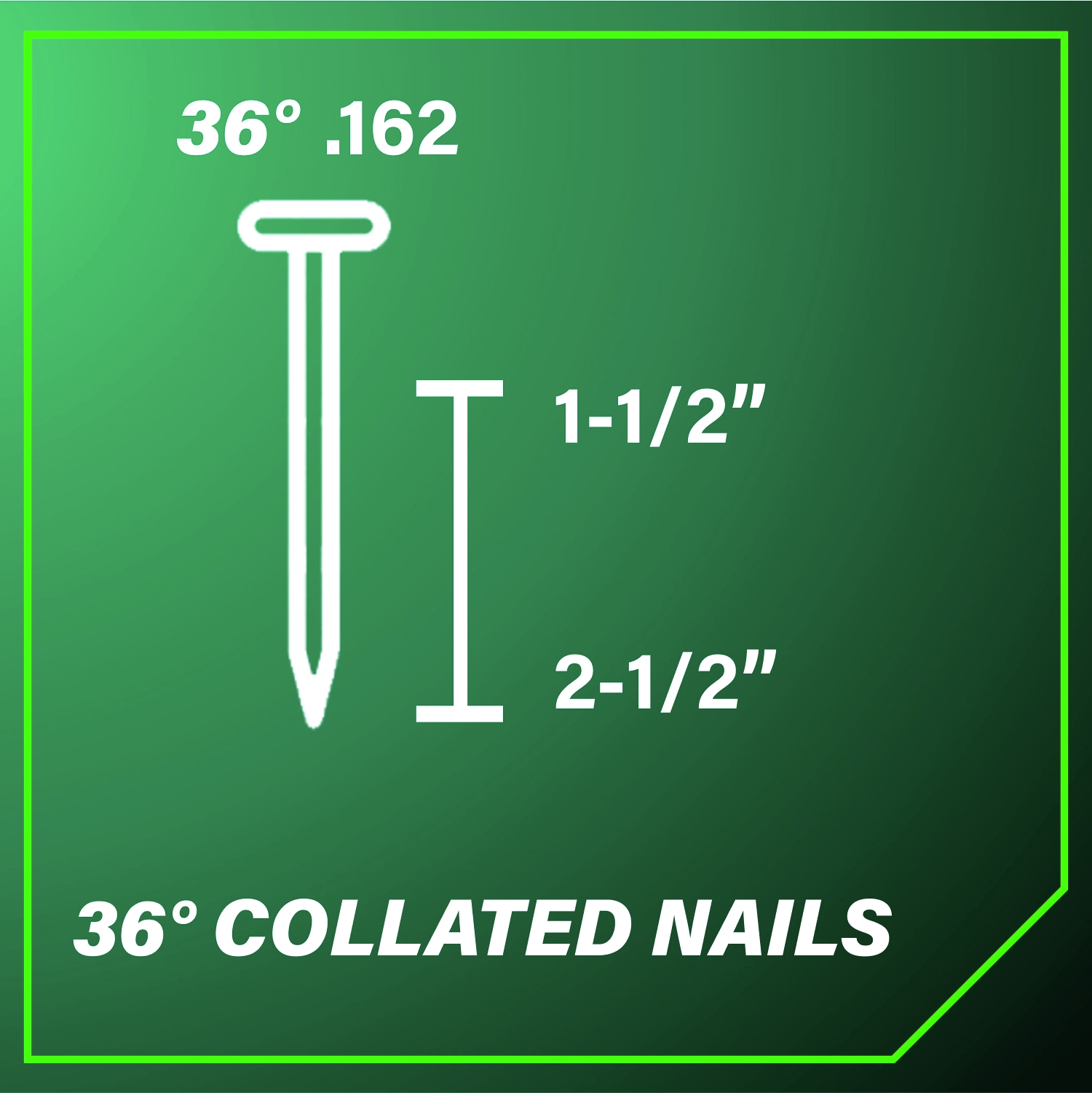 36-Degree Collated Nails