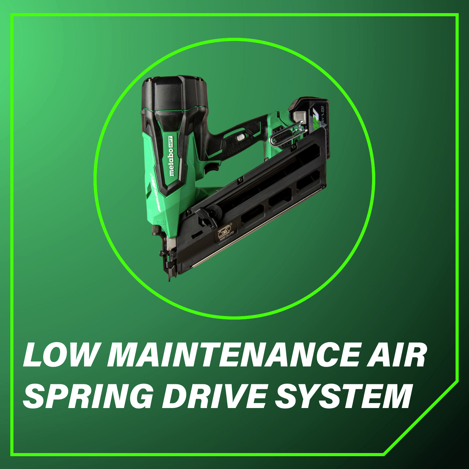 Low Maintenance Air Spring Drive System