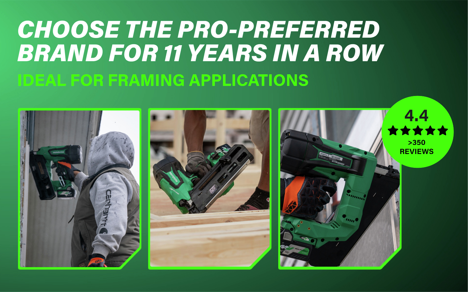 Choose The Pro-Preferred Brand for 11 Years in a row