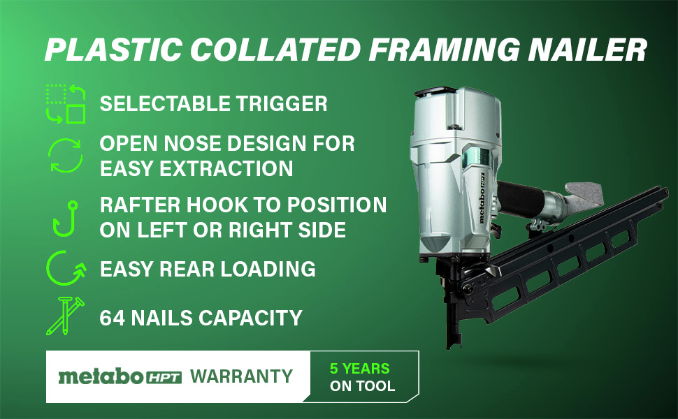 Plastic Collated Framing Nailer