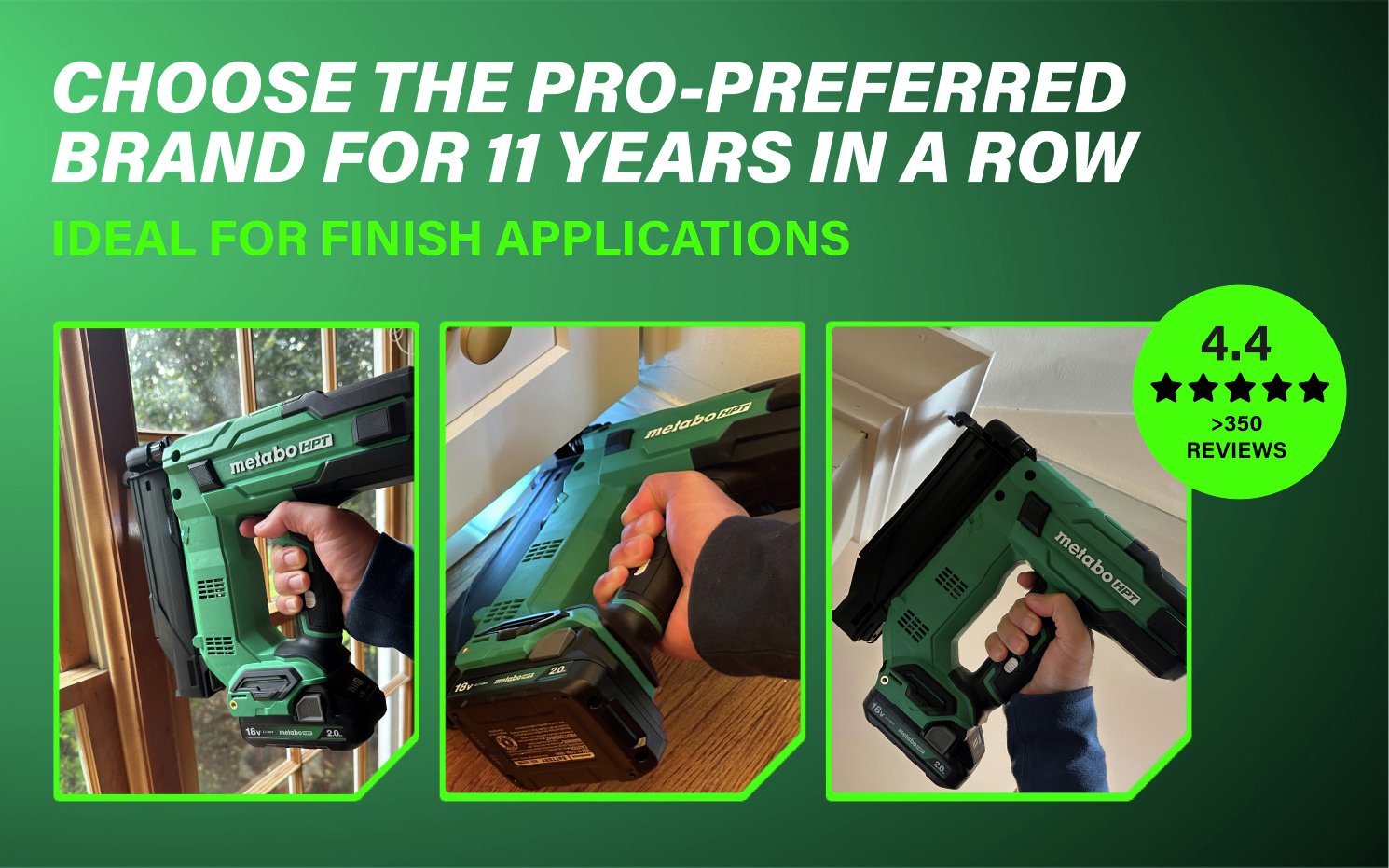 Choose The Pro-Preferred Brand for 11 Years in a row