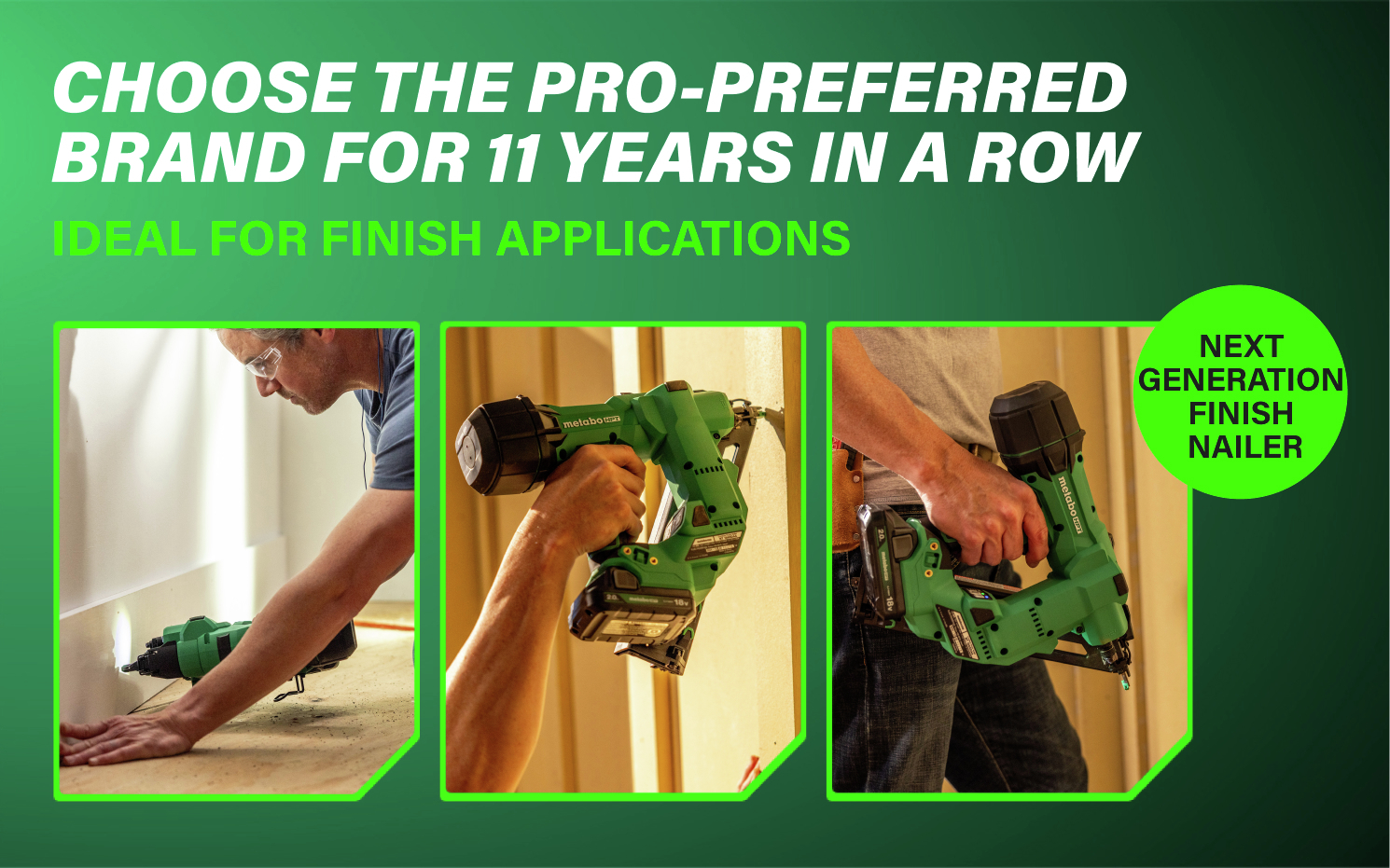 Choose The Pro-Preferred Brand for 11 Years in a row