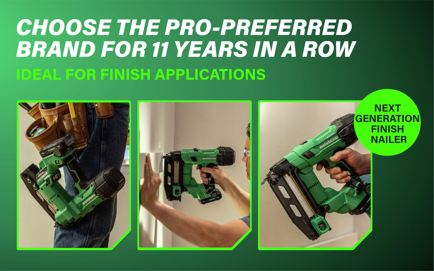 Choose The Pro-Preferred Brand for 11 Years in a row