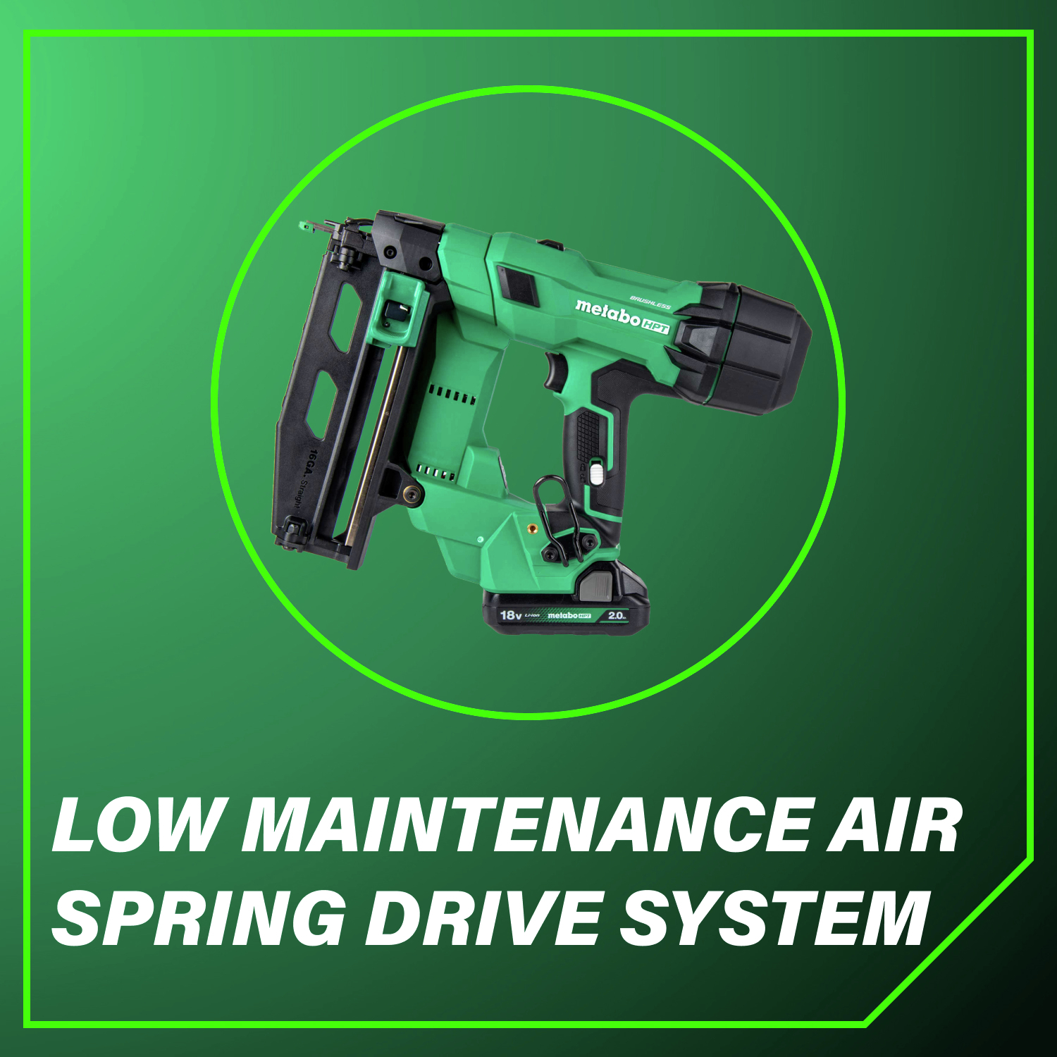 Low Maintenance Air Spring Drive System
