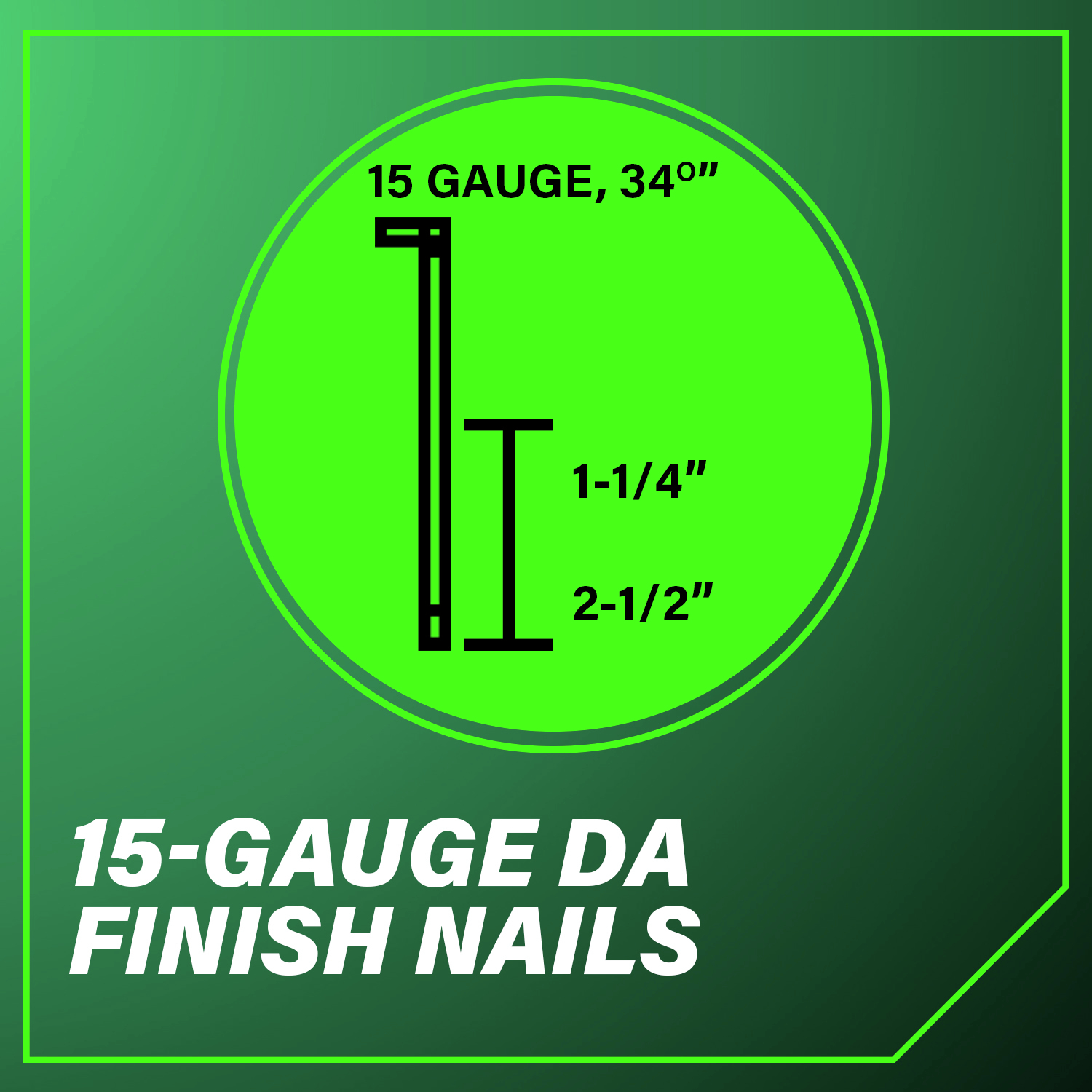 15-Gauge DA Finish Nails