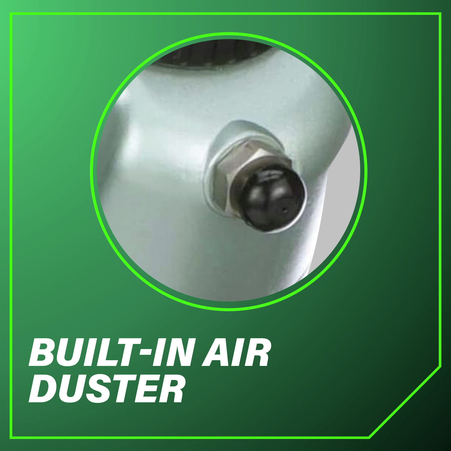 Built-in Air Duster