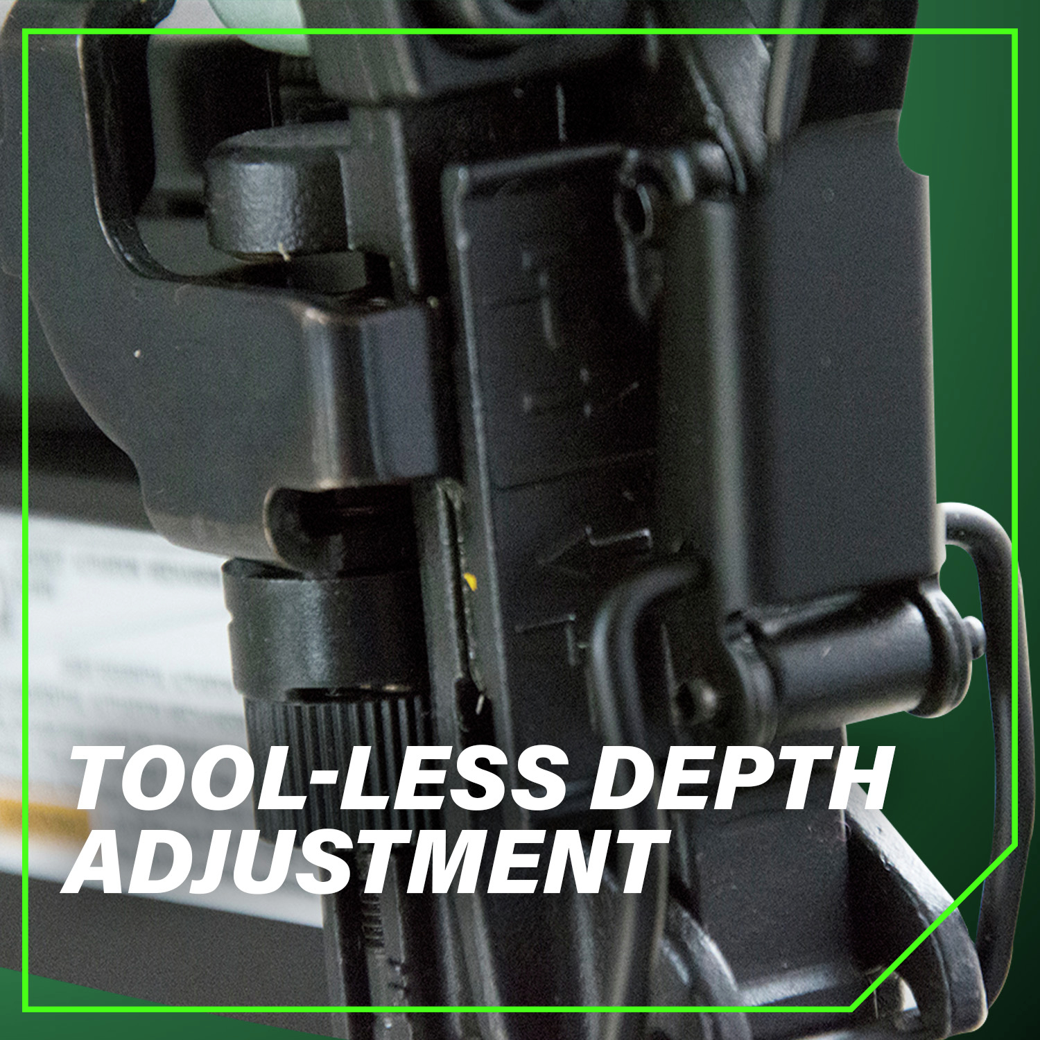 Tool-less Depth Adjustment