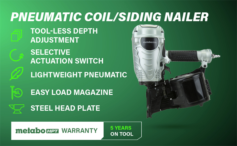Pneumatic Coil/Siding Nailer