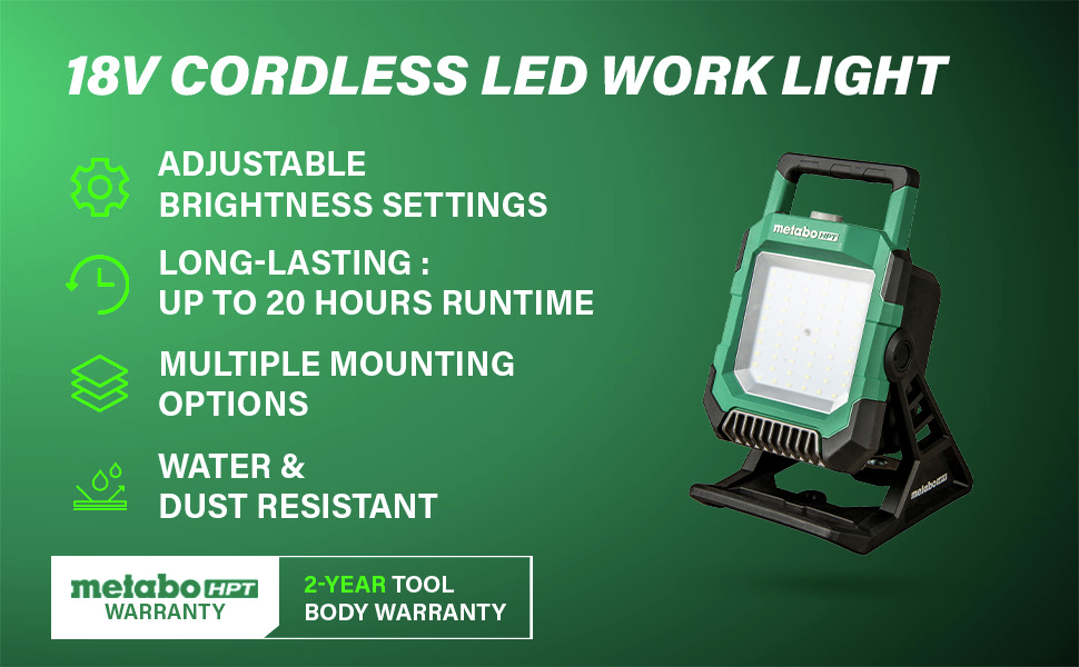18V Cordless LED Work Light