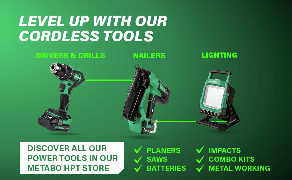 Level Up With Our Cordless Tools