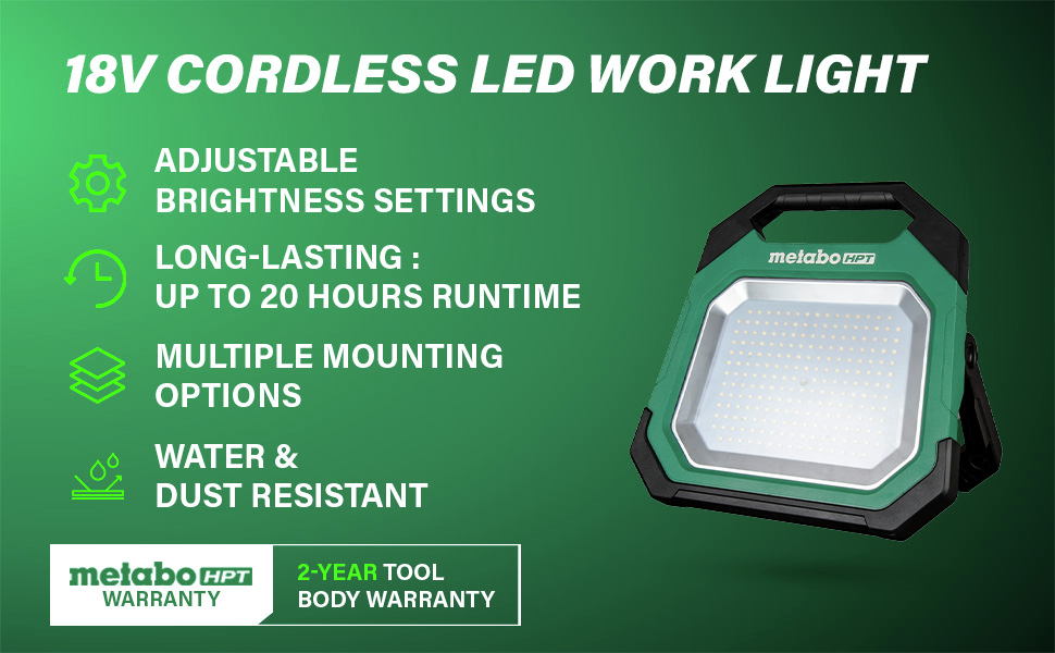 18V Cordless LED Work Light