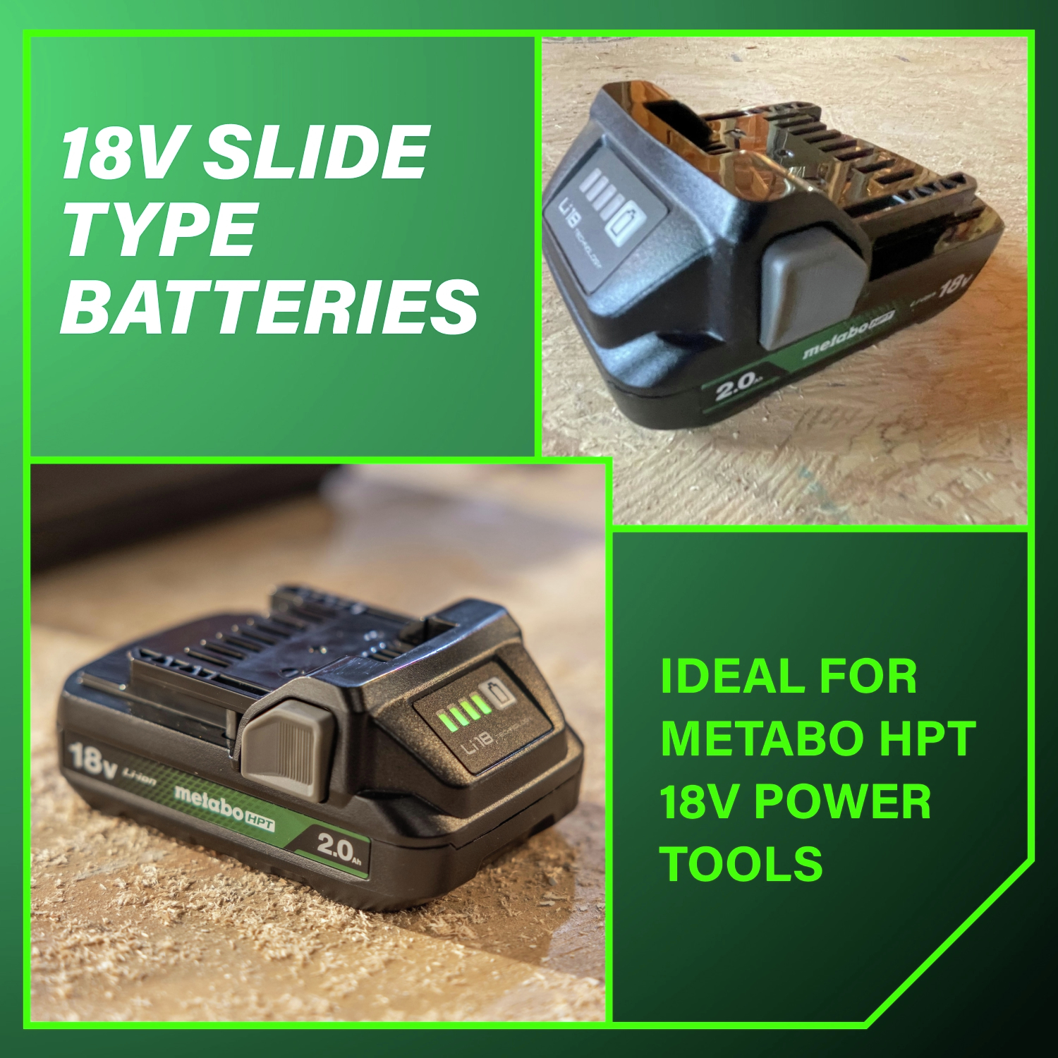 Perfectly compatible with all Metabo HPT 18V power tools, delivering consistent energy and seamless operation.