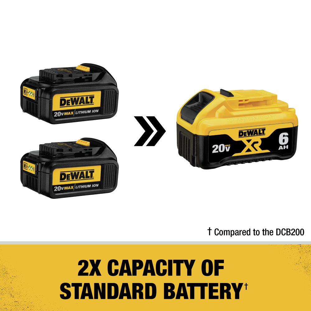 2X Capacity of Standard Battery