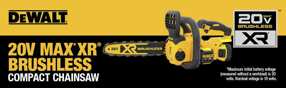 20V MAX XR Brushless Compact Chainsaw