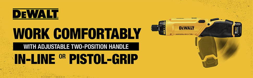 Work Comfortably with Adjustable Two-Position Handle