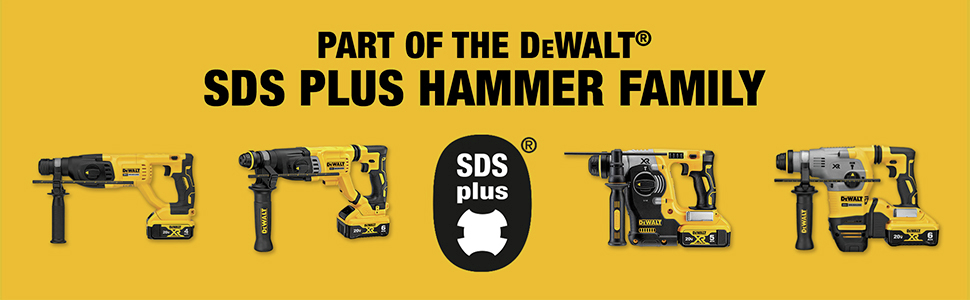 Part Of The DeWalt SDS PLUS Hammer Family