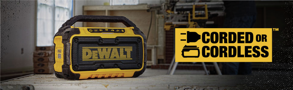 DeWalt 2862993 Lithium-Ion Jobsite Bluetooth Speaker