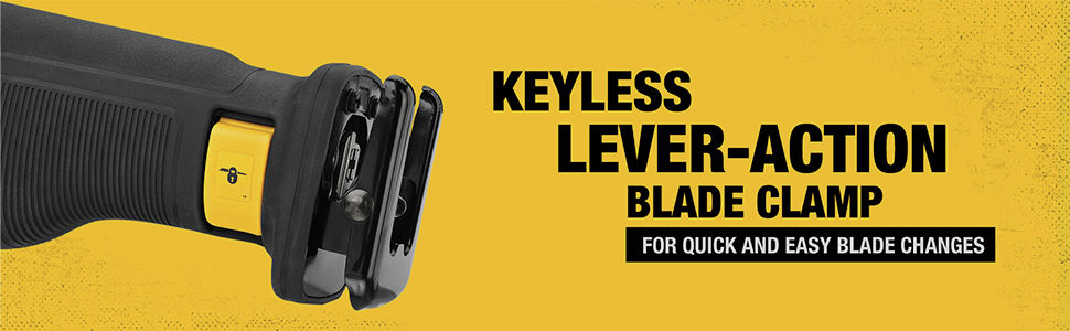 Keyless Lever-Action Blade Clamp
