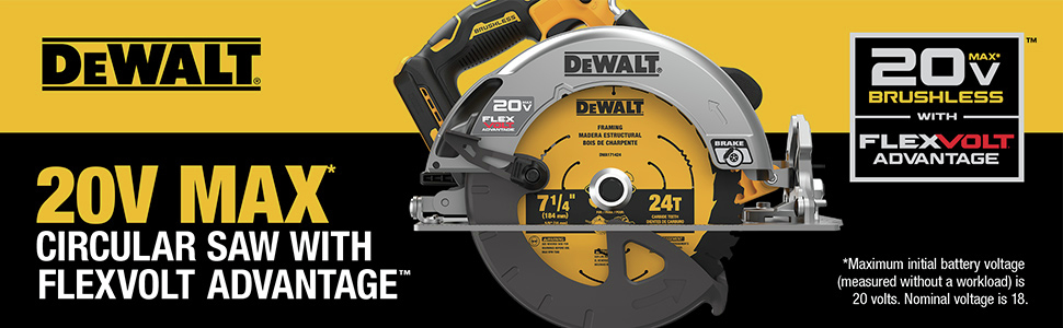 Circular Saw With FLEXVOLT ADVANTAGE