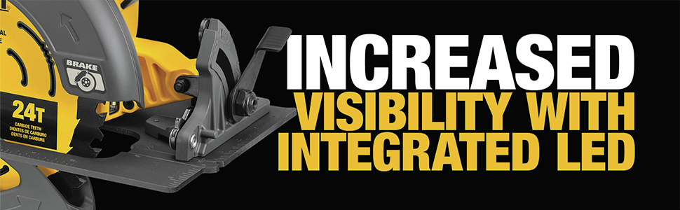 Increased Visibility With Integrated LED