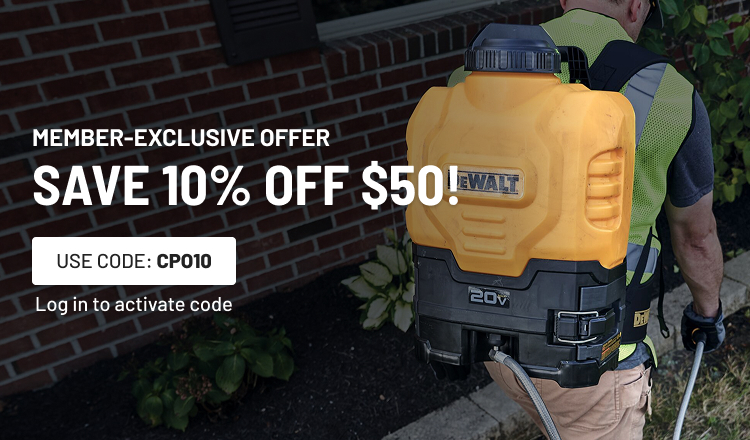 Member-Exclusive Offer Save 10% off $50! Code: CPO10 Log in to Activate Code