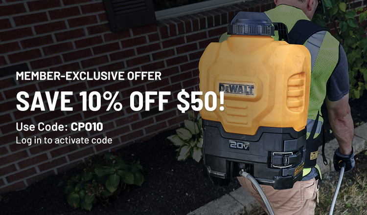 Member-Exclusive Offer Save 10% off $50! Code: CPO10 Log in to Activate Code