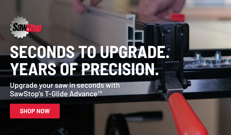 SAWSTOP T-Glide Fence!