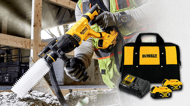 FREE DEWALT 20V MAX 5 AH 2-BATTERY STARTER KIT