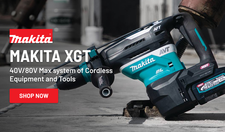 Makita XGT 40V/80V Max system of Cordless Equipment and Tools