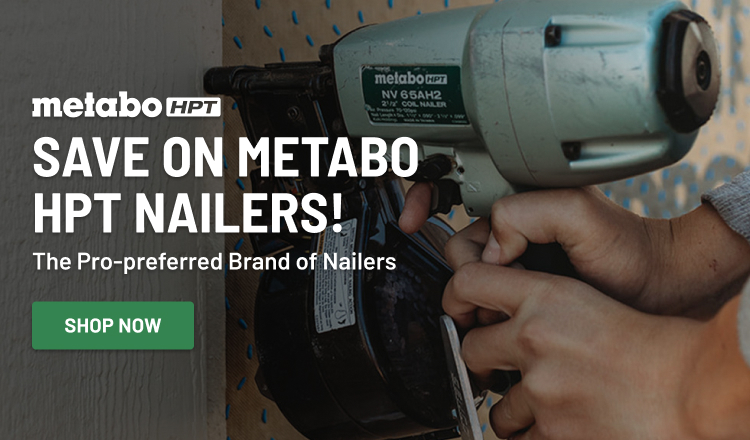 Metabo HPT Paid Placement Pneumatics - Pro Preferred