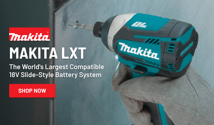 Makita LXT the World's Largest Compatible 18V Slide-Style Battery System