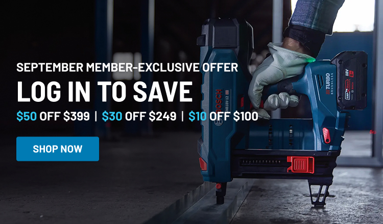 September Member-Exclusive Offer Save $50
