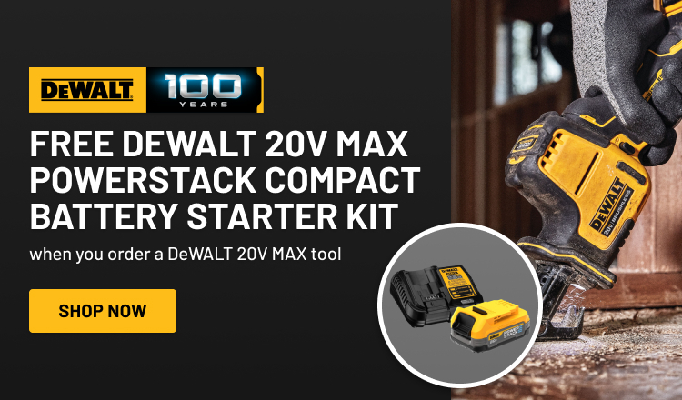 FREE DeWALT 20V MAX POWERSTACK