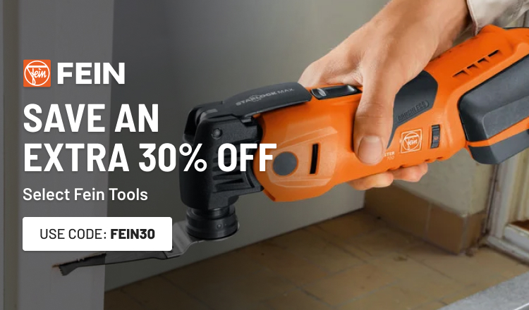 Save an Extra 30% off Select Fein Tools! Code: FEIN30