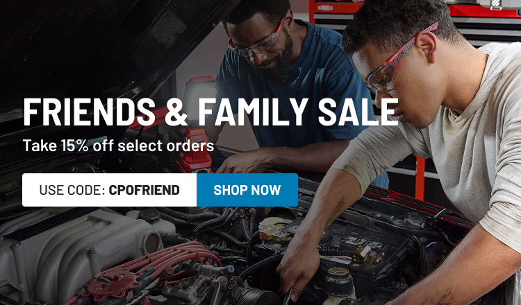 Friends & Family Sale - 15% off select orders